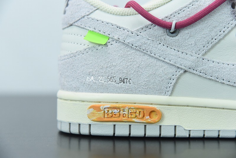 Off-White x Nike Dunk Low Off-White Lot 50 Off-White x Nike Dunk Low Off-White Lot 50