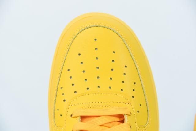 Nike Air Force 1 Low OFF-WHITE University Gold Metallic Silver Nike Air Force 1 Low OFF-WHITE University Gold Metallic Silver