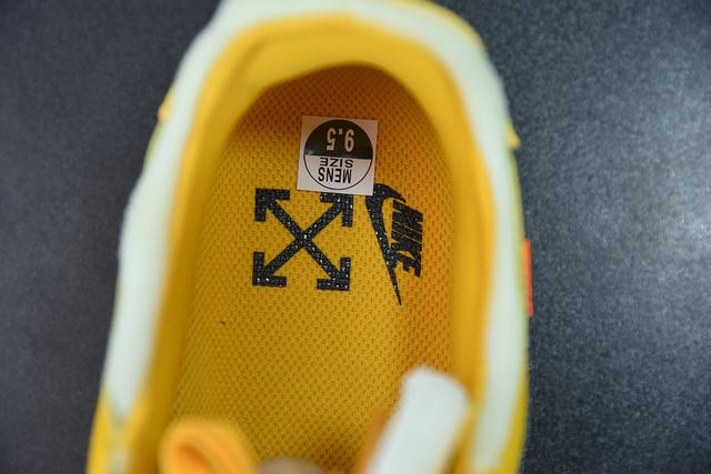 Nike Air Force 1 Low OFF-WHITE University Gold Metallic Silver Nike Air Force 1 Low OFF-WHITE University Gold Metallic Silver