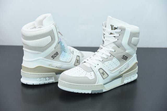 Louis Vuitton Trainer Sneaker Boot White Louis Vuitton Trainer Sneaker Boot White