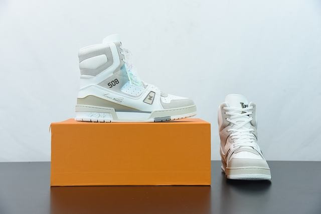 Louis Vuitton Trainer Sneaker Boot White Louis Vuitton Trainer Sneaker Boot White