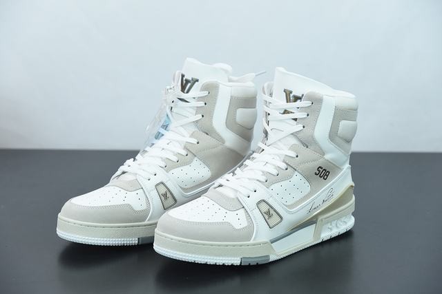 Louis Vuitton Trainer Sneaker Boot White Louis Vuitton Trainer Sneaker Boot White