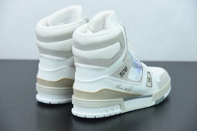 Louis Vuitton Trainer Sneaker Boot White Louis Vuitton Trainer Sneaker Boot White