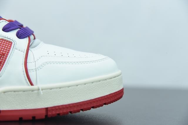 Louis Vuitton LV Trainer Sneaker Low White Red Louis Vuitton LV Trainer Sneaker Low White Red