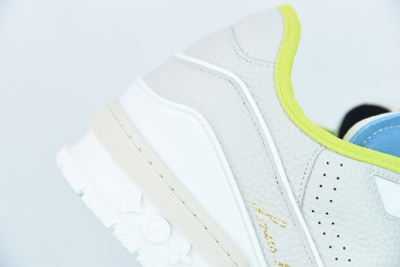 Louis Vuitton LV Trainer Sneaker Low Grey White 1 Louis Vuitton LV Trainer Sneaker Low Grey White 1