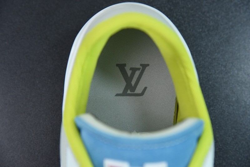 Louis Vuitton LV Trainer Sneaker Low Grey White 1 Louis Vuitton LV Trainer Sneaker Low Grey White 1