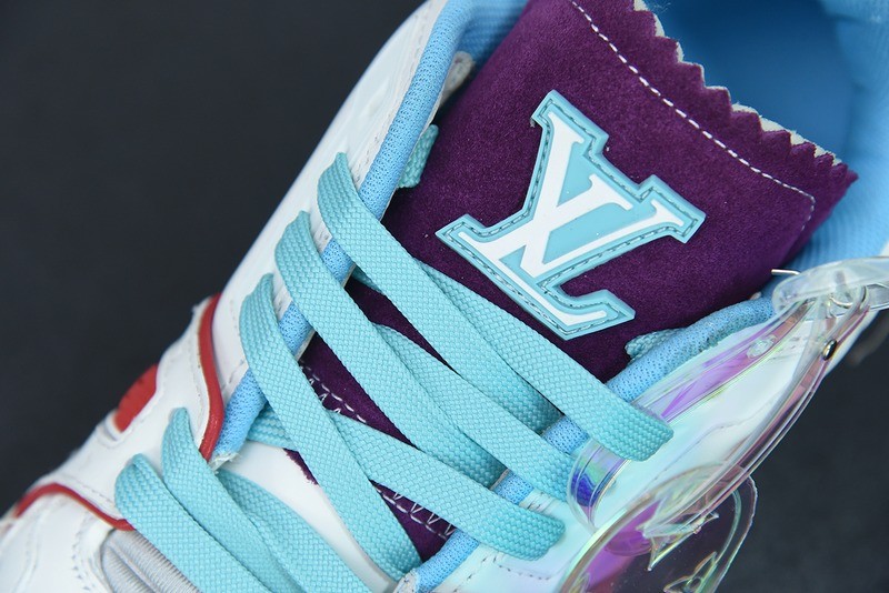 Louis Vuitton LV Trainer Sneaker Low Neon Red Louis Vuitton LV Trainer Sneaker Low Neon Red