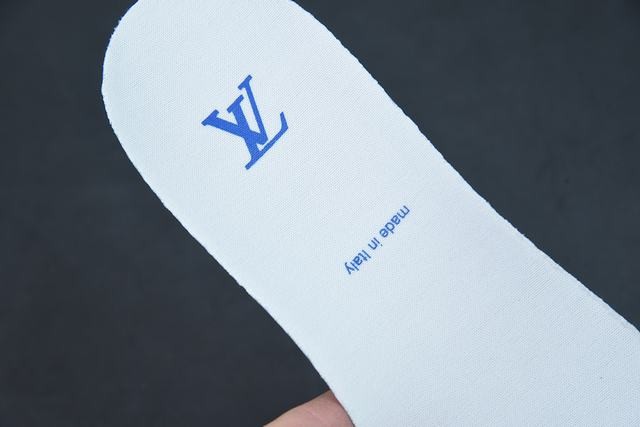 Louis Vuitton LV Trainer Monogram Denim White Blue Louis Vuitton LV Trainer Monogram Denim White Blue