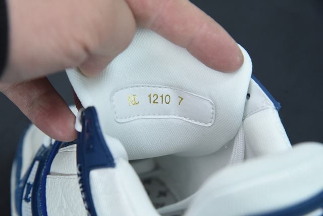 Louis Vuitton LV Trainer Monogram Denim White Blue Louis Vuitton LV Trainer Monogram Denim White Blue