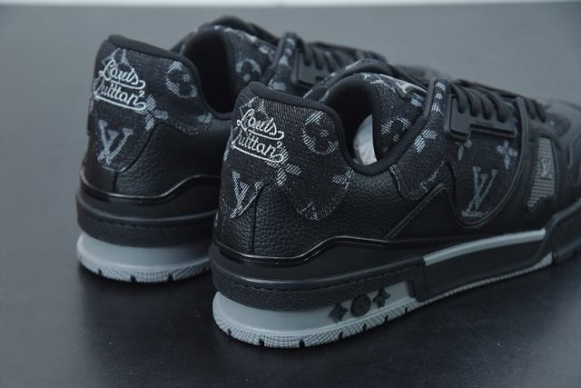 Louis Vuitton LV Trainer x Nigo Black Denim Louis Vuitton LV Trainer x Nigo Black Denim