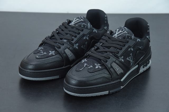 Louis Vuitton LV Trainer x Nigo Black Denim Louis Vuitton LV Trainer x Nigo Black Denim