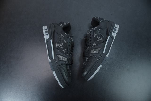Louis Vuitton LV Trainer x Nigo Black Denim Louis Vuitton LV Trainer x Nigo Black Denim