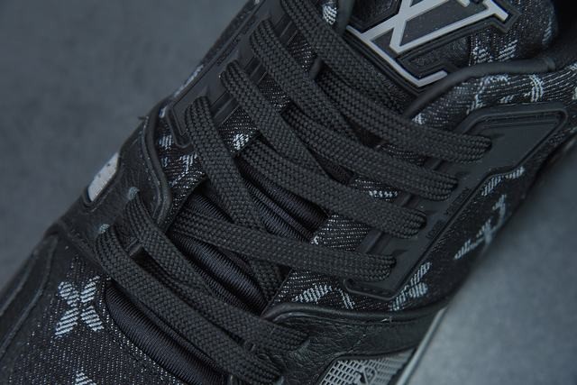 Louis Vuitton LV Trainer x Nigo Black Denim Louis Vuitton LV Trainer x Nigo Black Denim