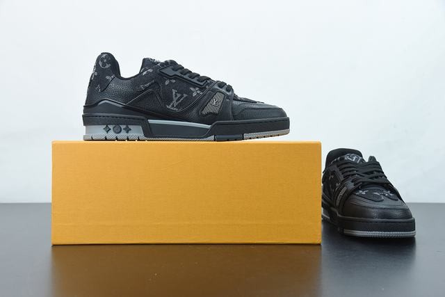 Louis Vuitton LV Trainer x Nigo Black Denim Louis Vuitton LV Trainer x Nigo Black Denim