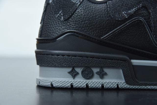 Louis Vuitton LV Trainer x Nigo Black Denim Louis Vuitton LV Trainer x Nigo Black Denim