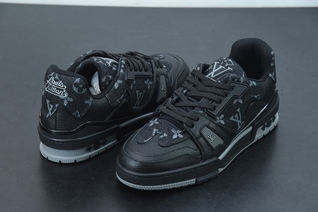 Louis Vuitton LV Trainer x Nigo Black Denim Louis Vuitton LV Trainer x Nigo Black Denim