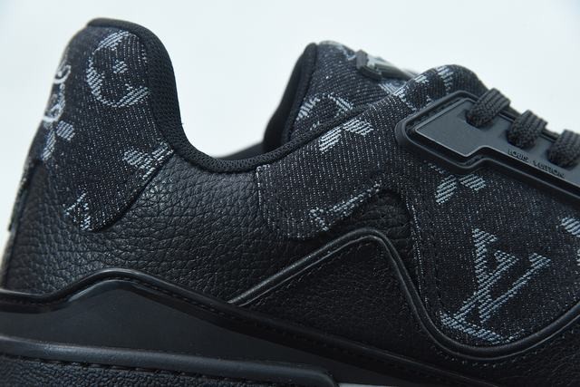Louis Vuitton LV Trainer x Nigo Black Denim Louis Vuitton LV Trainer x Nigo Black Denim