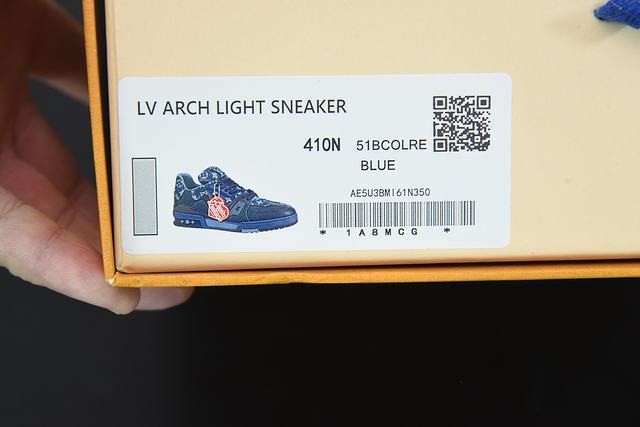 Louis Vuitton LV Trainer x Nigo Blue Demin Louis Vuitton LV Trainer x Nigo Blue Demin
