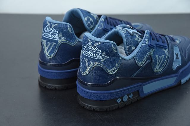 Louis Vuitton LV Trainer x Nigo Blue Demin Louis Vuitton LV Trainer x Nigo Blue Demin