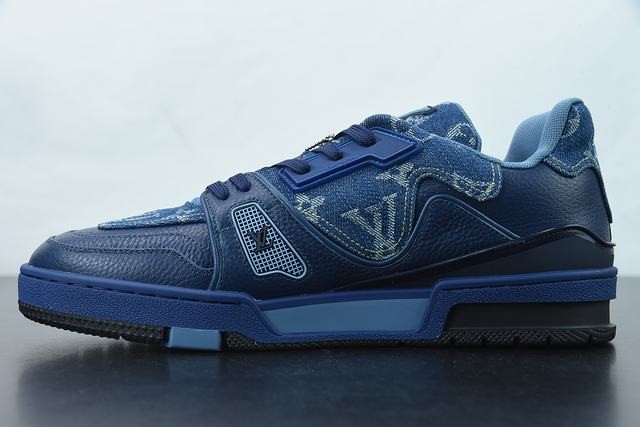 Louis Vuitton LV Trainer x Nigo Blue Demin Louis Vuitton LV Trainer x Nigo Blue Demin