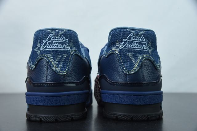 Louis Vuitton LV Trainer x Nigo Blue Demin Louis Vuitton LV Trainer x Nigo Blue Demin