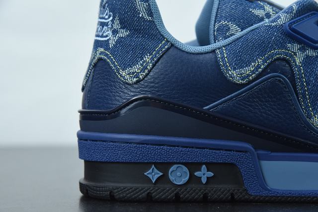 Louis Vuitton LV Trainer x Nigo Blue Demin Louis Vuitton LV Trainer x Nigo Blue Demin