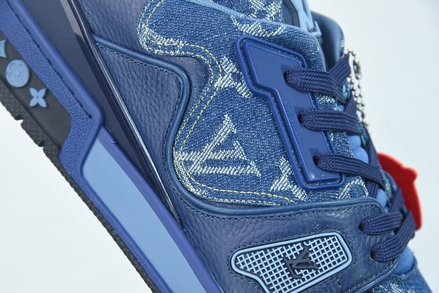 Louis Vuitton LV Trainer x Nigo Blue Demin Louis Vuitton LV Trainer x Nigo Blue Demin
