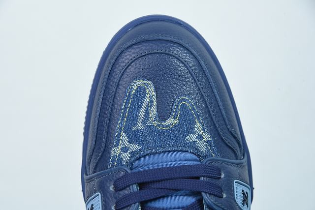 Louis Vuitton LV Trainer x Nigo Blue Demin Louis Vuitton LV Trainer x Nigo Blue Demin