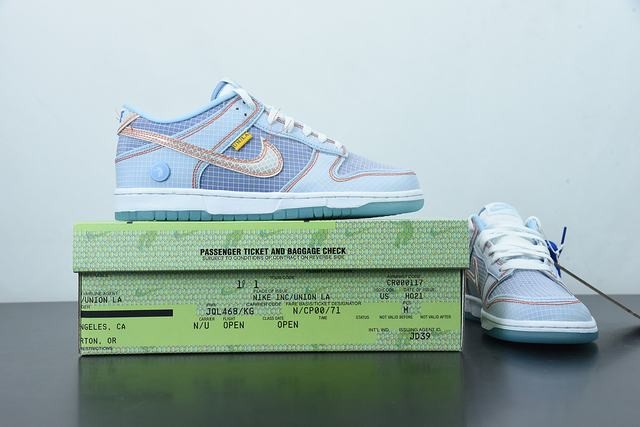 Nike Dunk Low Union Passport Pack Blue Nike Dunk Low Union Passport Pack Blue