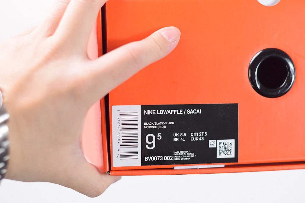 Nike LD Waffle sacai Black Nylon Nike LD Waffle sacai Black Nylon