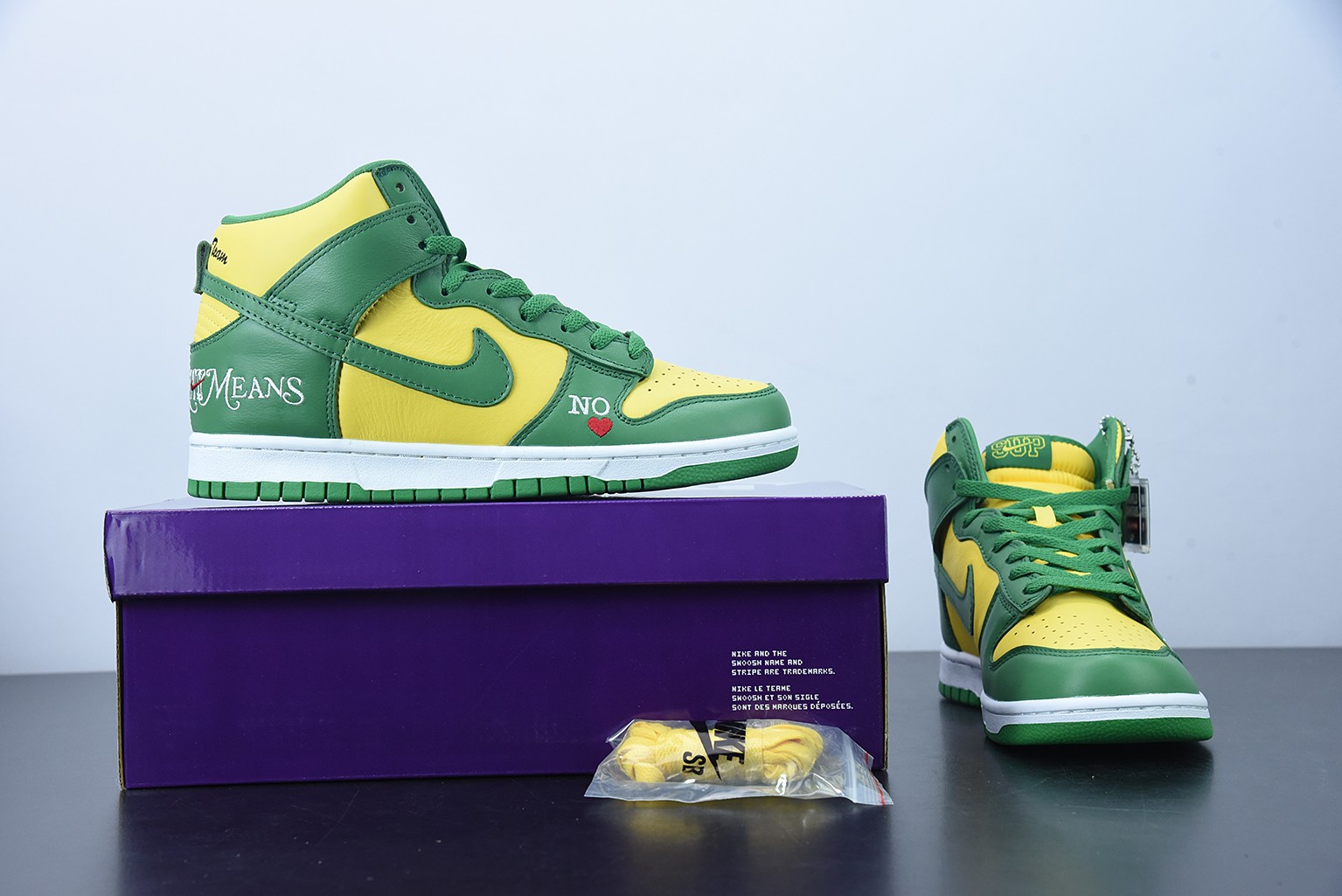 Nike SB Dunk High Supreme By Any Means Brazil Nike SB Dunk High Supreme By Any Means Brazil