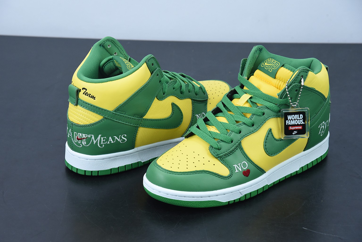 Nike SB Dunk High Supreme By Any Means Brazil Nike SB Dunk High Supreme By Any Means Brazil