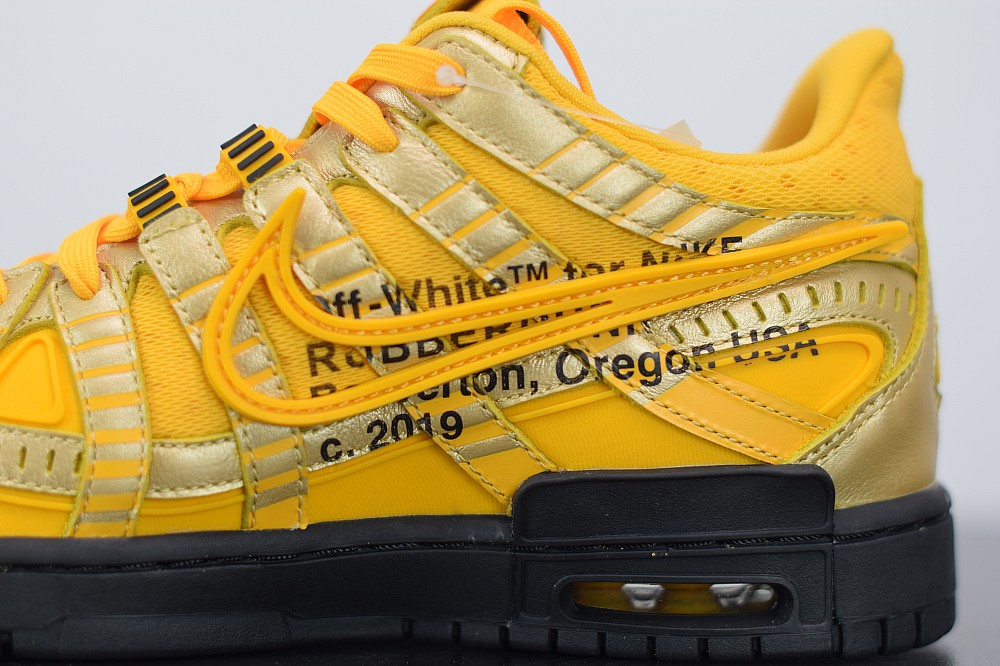 Nike Air Rubber Dunk Off-White University Gold Nike Air Rubber Dunk Off-White University Gold
