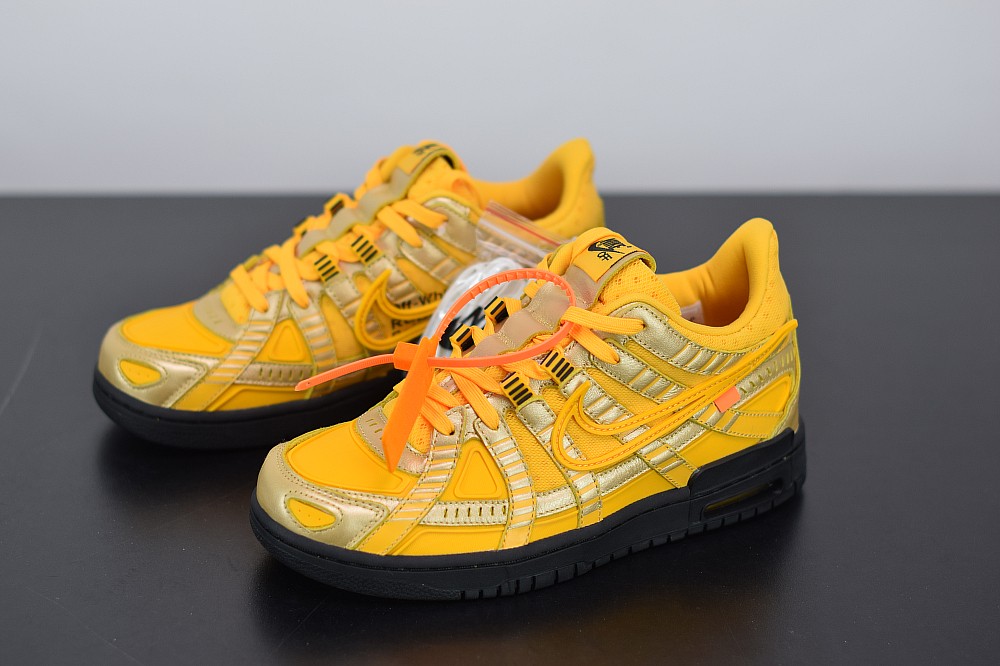 Nike Air Rubber Dunk Off-White University Gold Nike Air Rubber Dunk Off-White University Gold