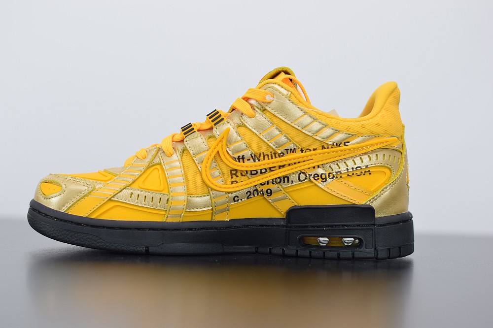 Nike Air Rubber Dunk Off-White University Gold Nike Air Rubber Dunk Off-White University Gold