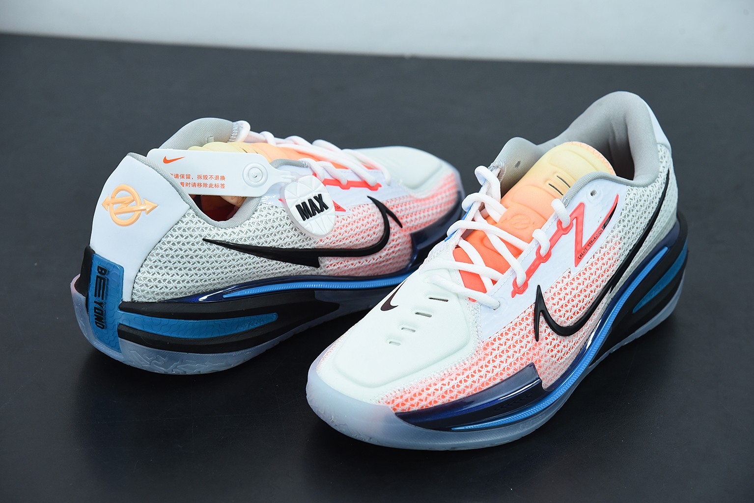 Nike Air Zoom G.T. Cut White Black Laser Blue Nike Air Zoom G.T. Cut White Black Laser Blue