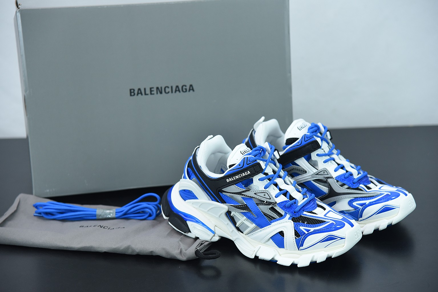 Balenciga Track 2.0 Blue White Balenciga Track 2.0 Blue White