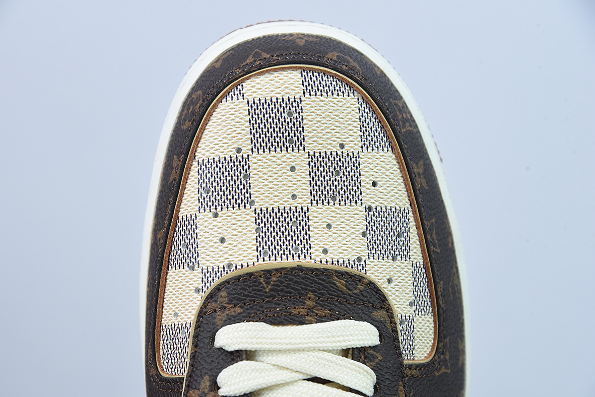 Nike Air force 1Low Louis Vuitton Monogram Brown Damier Azur Nike Air force 1Low Louis Vuitton Monogram Brown Damier Azur