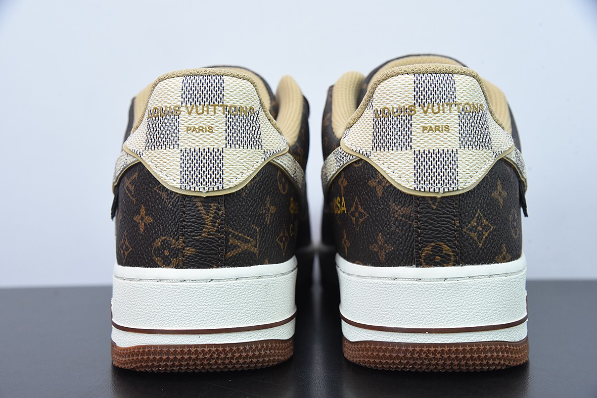 Nike Air force 1Low Louis Vuitton Monogram Brown Damier Azur Nike Air force 1Low Louis Vuitton Monogram Brown Damier Azur