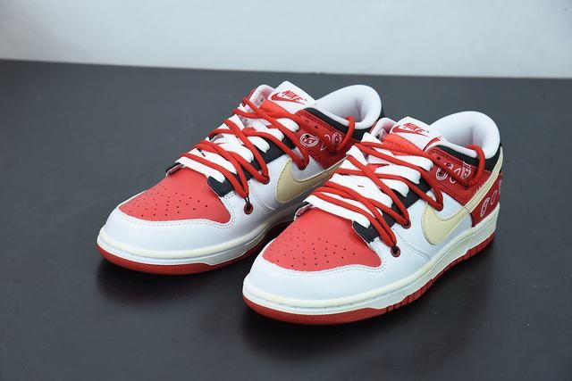 Off-White x Nk Dunk Low “University Red” Off-White x Nk Dunk Low “University Red”