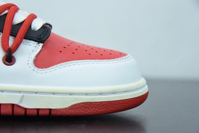 Off-White x Nk Dunk Low “University Red” Off-White x Nk Dunk Low “University Red”