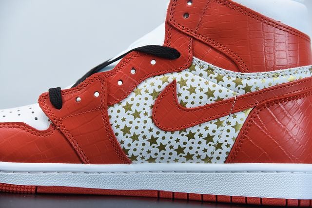 AJ1 supreme Blue Stars AJ1 supreme Blue Stars