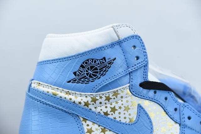 AJ1 supreme Blue Stars AJ1 supreme Blue Stars