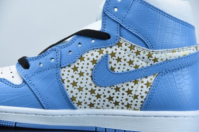 AJ1 supreme Blue Stars AJ1 supreme Blue Stars