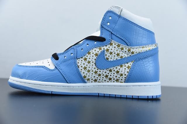 AJ1 supreme Blue Stars AJ1 supreme Blue Stars