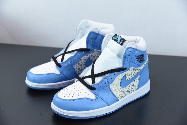 AJ1 supreme Blue Stars AJ1 supreme Blue Stars