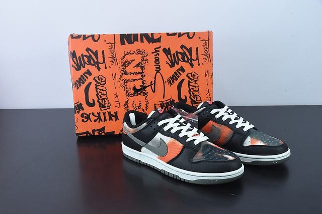Nike Dunk Low Graffiti Black Red Nike Dunk Low Graffiti Black Red