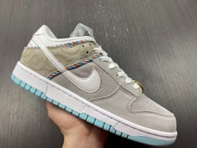 Nike Dunk Low SE Barber Shop Grey Nike Dunk Low SE Barber Shop Grey