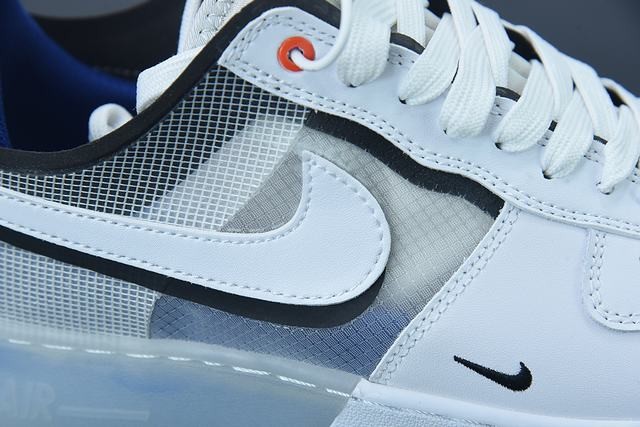 Nike Air Force 1 Low React Split White Photo Blue Nike Air Force 1 Low React Split White Photo Blue