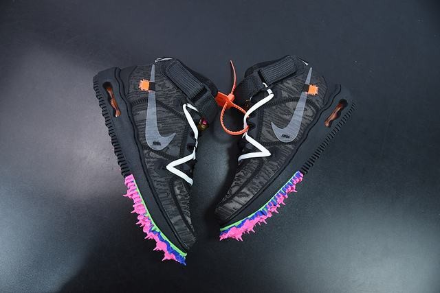 Nike Air Force 1 Mid Off-White Black Nike Air Force 1 Mid Off-White Black